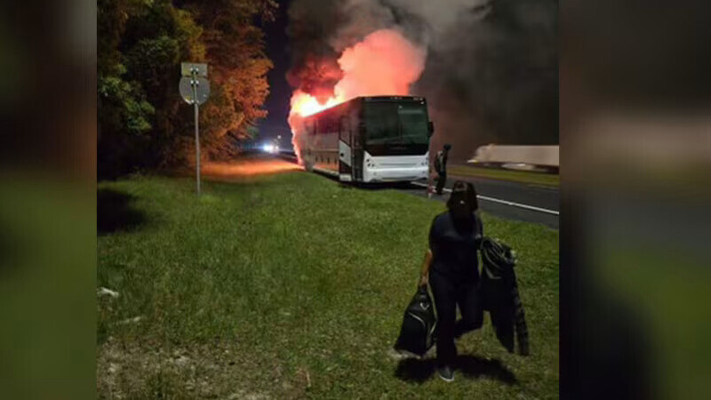 Featured image for “Black history museum backers escape bus fire on I-10”