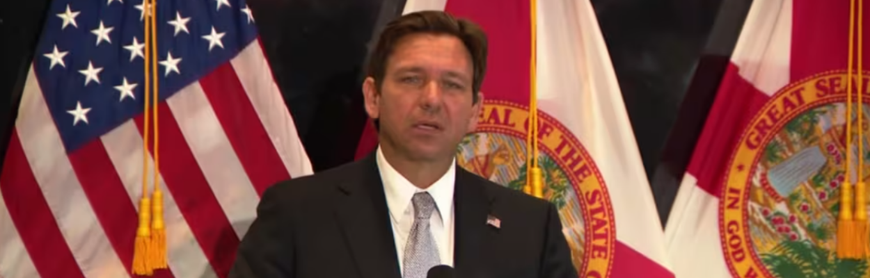 Gov. Ron DeSantis came to Jacksonville to sign a bill allowing the state to deposit money in credit unions. | News4Jax