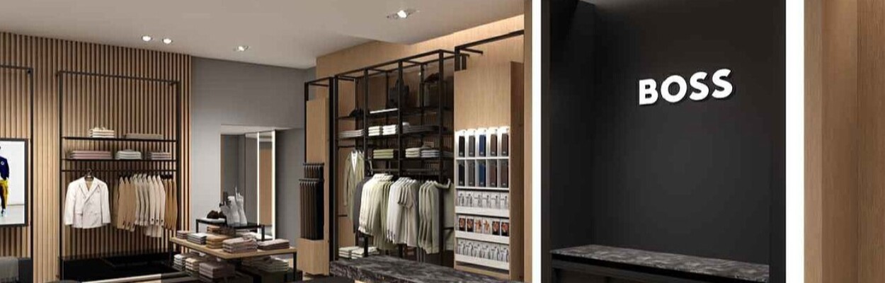 Plans show a Boss menswear shop at St. Johns Town Center. | Jacksonville Daily Record