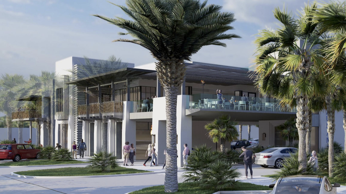 A restaurant management company plans to build offices, retail and a second-story rooftop restaurant in the 100 block of Fifth Avenue North in Jacksonville Beach. | Jax Beach Investment Holdings