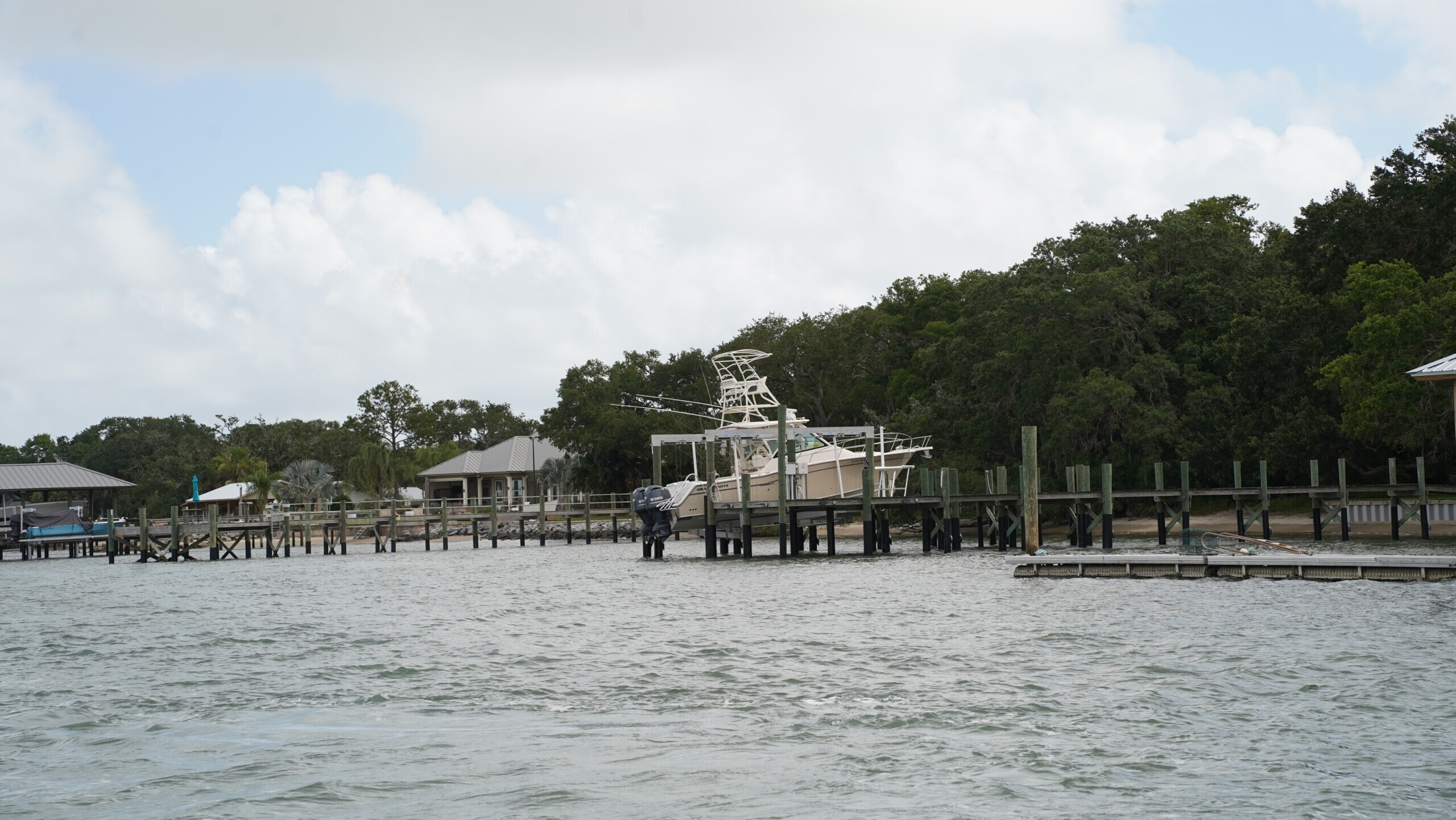 Piers like these in St. Johns County's North Beach community are easily inundated when high storm surge floods the area. | St. Johns County