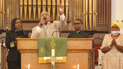 Featured image for “MLK’s nephew preaches at St. Augustine church where King delivered sermon 60 years ago”