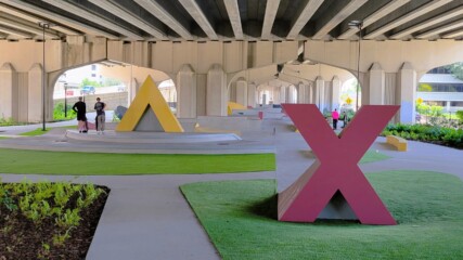 Featured image for “New skate park is ready to roll under Fuller Warren Bridge”