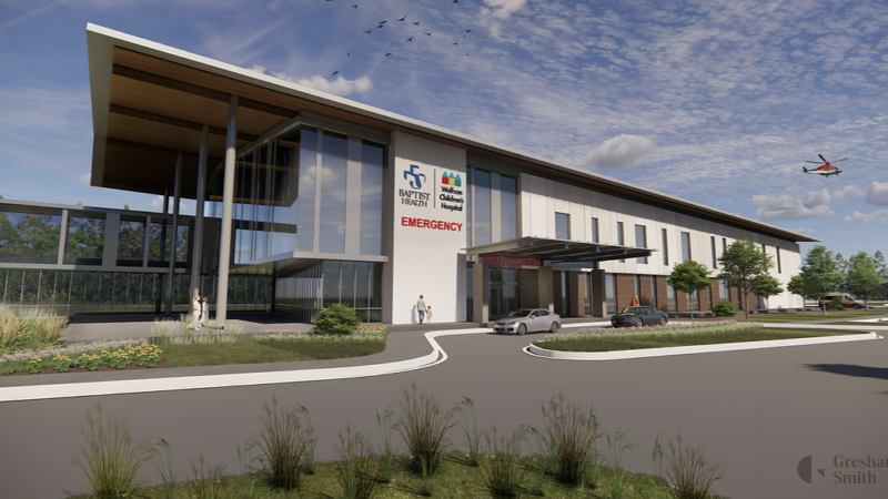 Baptist Health plans to develop a medical campus in the Silverleaf community of St. Johns County including this freestanding emergency department. | Jacksonville Daily Record