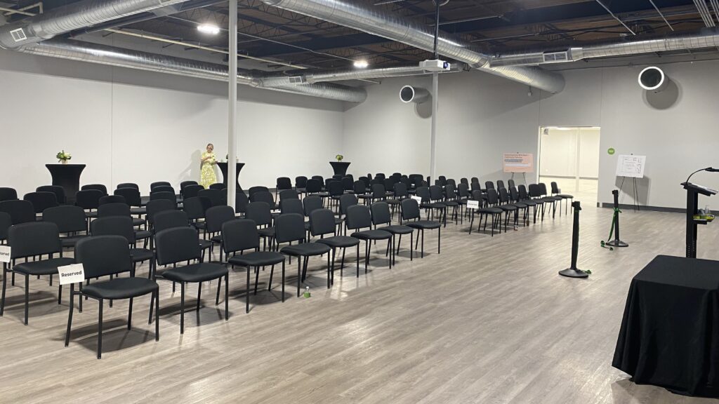 The new event space are is available at the newly renovated Feeding Northeast Florida facility in Jacksonville. l Steven Ponson, Jacksonville Today.