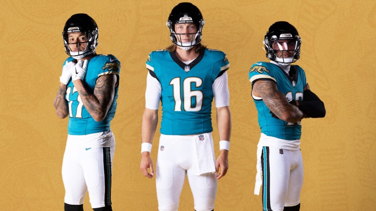 The Jacksonville Jaguars are introducing throwback uniforms based on the team's inaugural year in 1995. | Jacksonville Jaguars