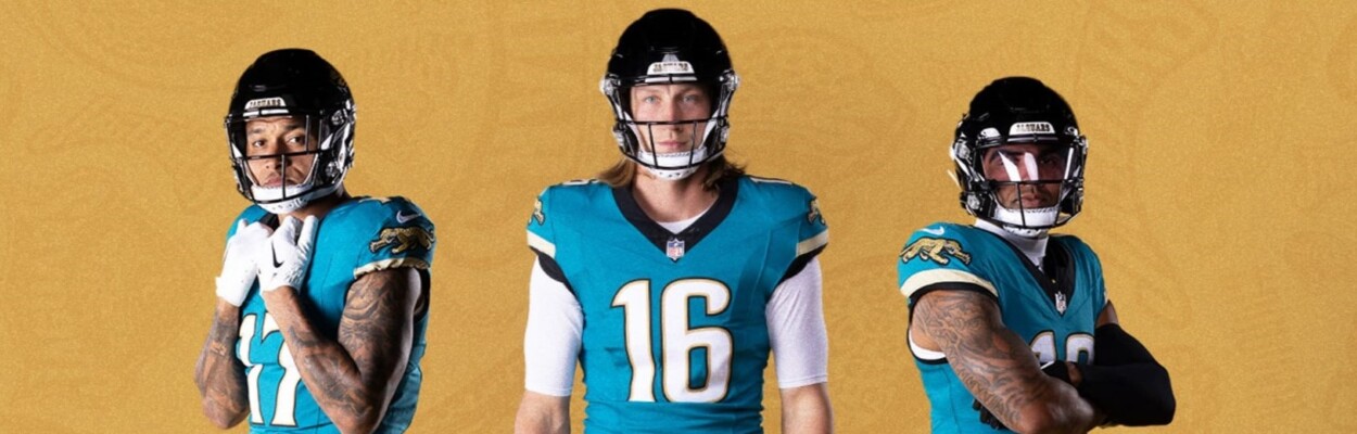 The Jacksonville Jaguars are introducing throwback uniforms based on the team's inaugural year in 1995. | Jacksonville Jaguars