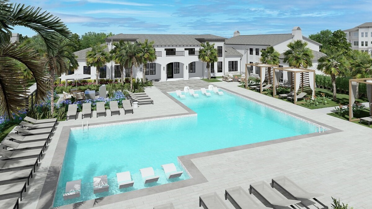 Terrassa, a 324-unit luxury apartment community, is planned at the former St. Augustine Outlets property off Interstate 95 in St. Johns County. | Thompson Thrift, Jacksonville Daily Record