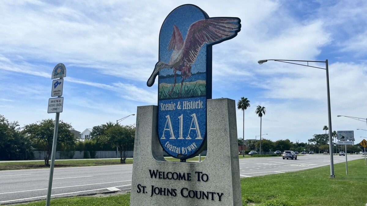 St. Johns County's entryway on State Road A1A. | Noah Hertz, Jacksonville Today