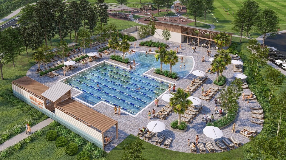 The amenity center at Westerly Park will feature a lap and wading pools, cabanas, a playground and soccer field. | Jacksonville Daily Record