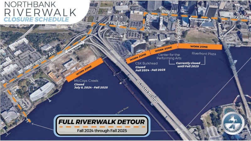 Featured image for “More of Northbank Riverwalk to close as Downtown projects continue”