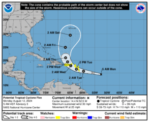 Featured image for “Next tropical system forecast to turn away from Florida”