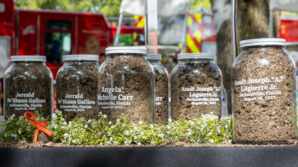 Featured image for “Soil collection ceremony marks 1-year anniversary of Dollar General shooting”