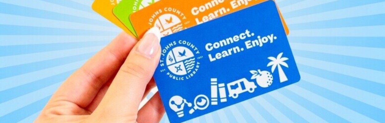 Redesigned library cards are part of St. Johns County's new initiative to get people using the libraries. | St. Johns County