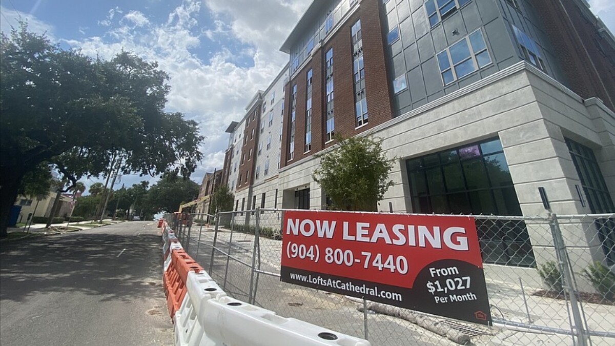 The 120-unit Lofts at Cathedral is a mixed-income apartment community at 325 E. Duval St. in Downtown Jacksonville. | Ric Anderson, Jacksonville Daily Record