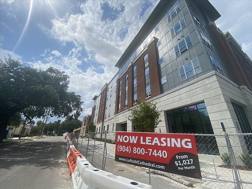 The 120-unit Lofts at Cathedral is a mixed-income apartment community at 325 E. Duval St. in Downtown Jacksonville. | Ric Anderson, Jacksonville Daily Record