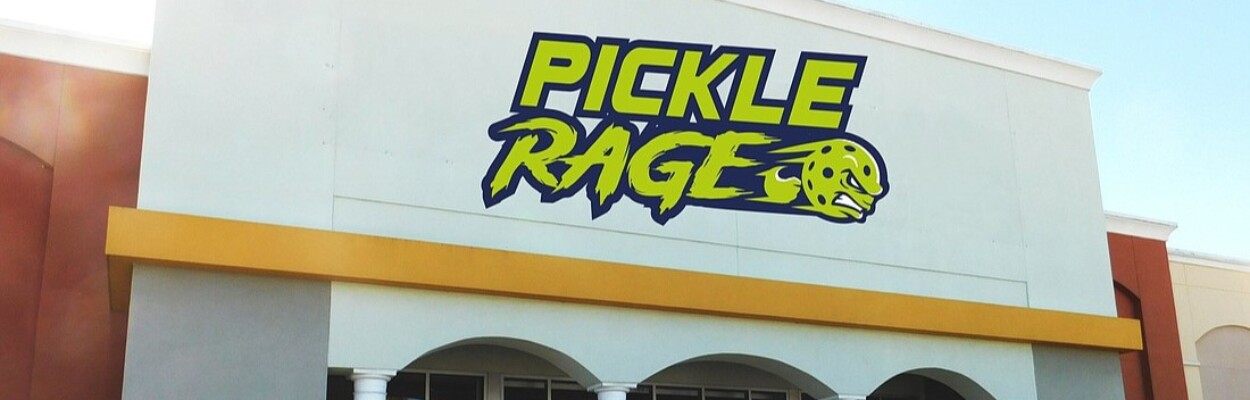 The Jacksonville PickleRage is planned in a former HHGregg store in the Avenues Walk shopping center. | PickleRage via the Jacksonville Daily Record