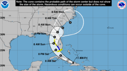 Featured image for “Tropical system is nearly certain to develop”