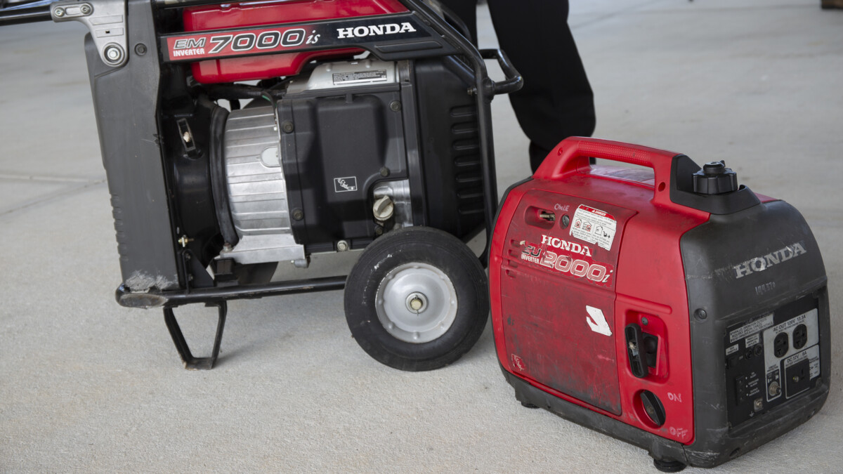 Generators are among the items that can be purchased during Florida's tax-free holiday. | Daylina Miller, WUSF