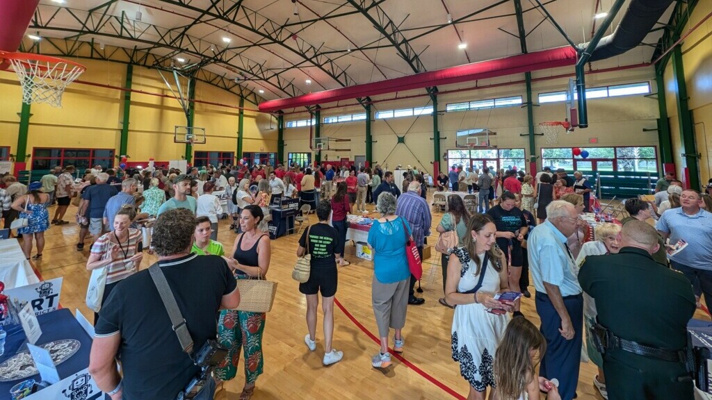 More than 500 people attended a meet and greet with election candidates in St. Johns County on Wednesday, July 31, 2024. | Photo courtesy Carly Zervis