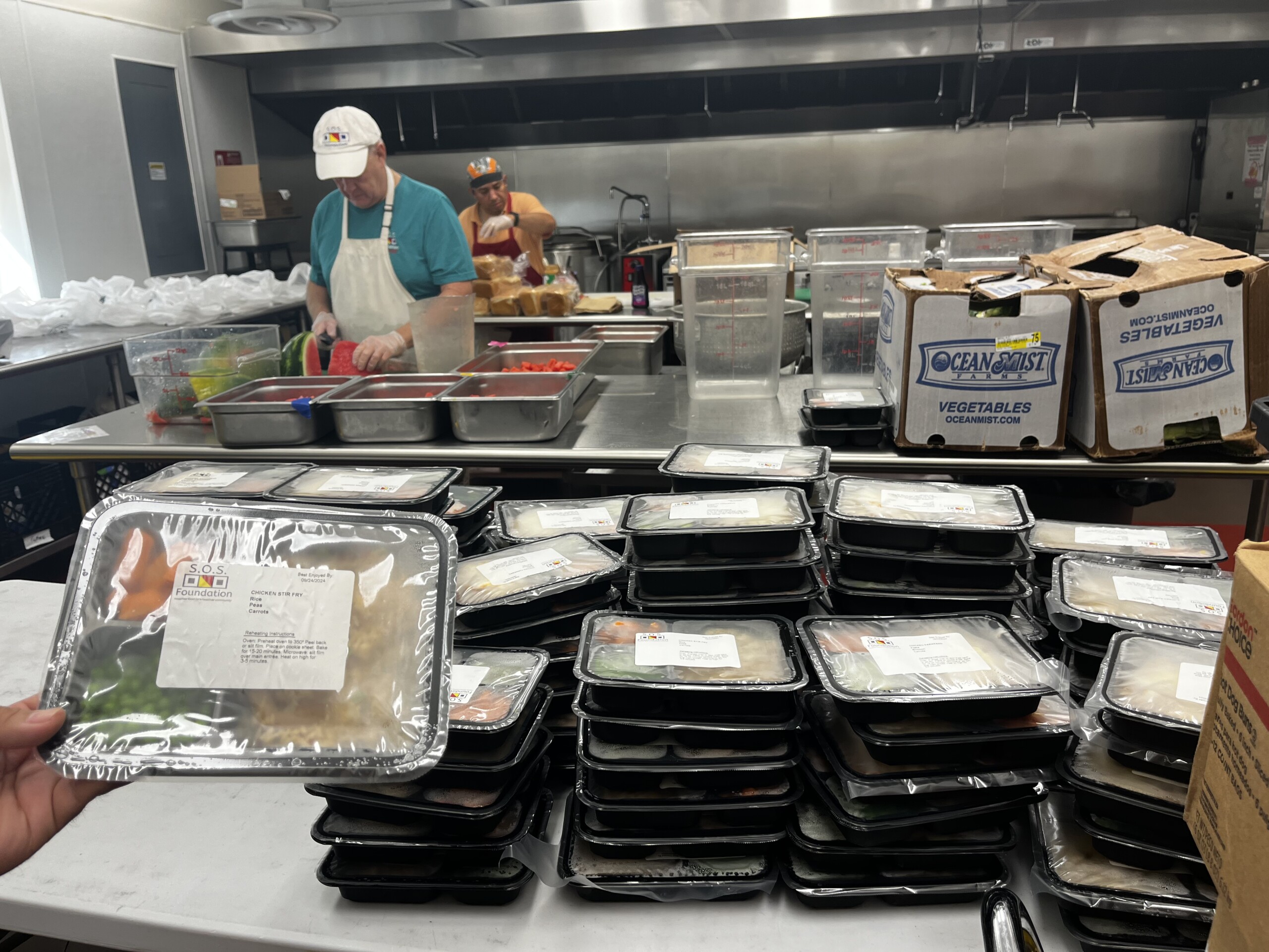 Grab-and-go lunches are being prepped at a Summer BreakSpot location in July. The meal sites, which are backed by Florida's Department of Agriculture, ramped up services in rural communities this summer after receiving additional funding from No Kid Hungry, according to a spokesperson. | Anais Rice, No Kid Hungry Florida