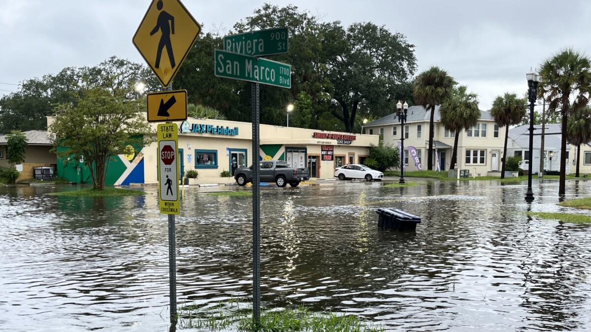 Flooding swamped the San Marco area this week. | Noah Hertz, Jacksonville Today