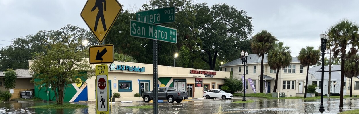 Flooding swamped the San Marco area this week. | Noah Hertz, Jacksonville Today