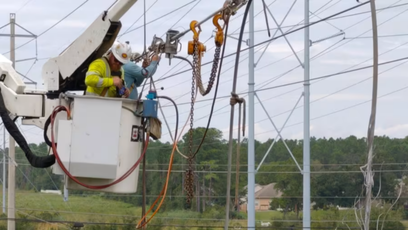 Featured image for “JEA crews tackle remaining power outages”