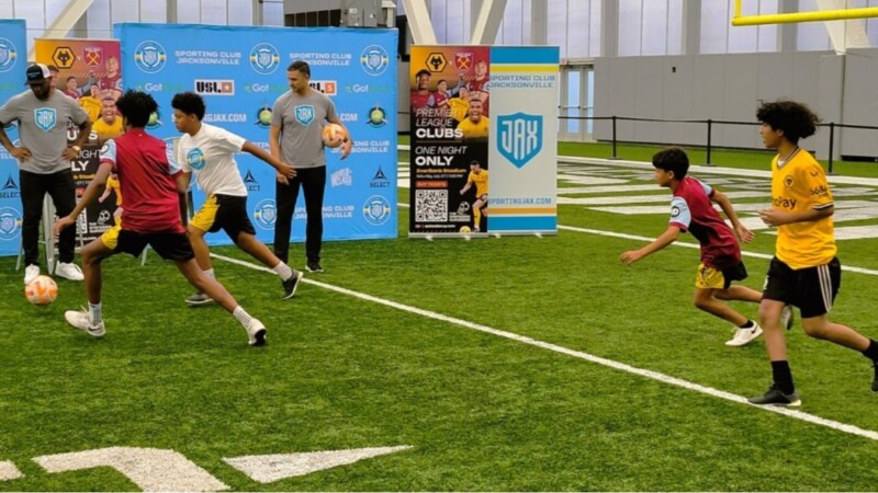 Featured image for “Kids’ soccer camp offered before Jags game on Oct. 6”