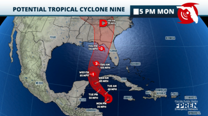 Featured image for “Potential Hurricane Helene could slam Florida on Thursday”