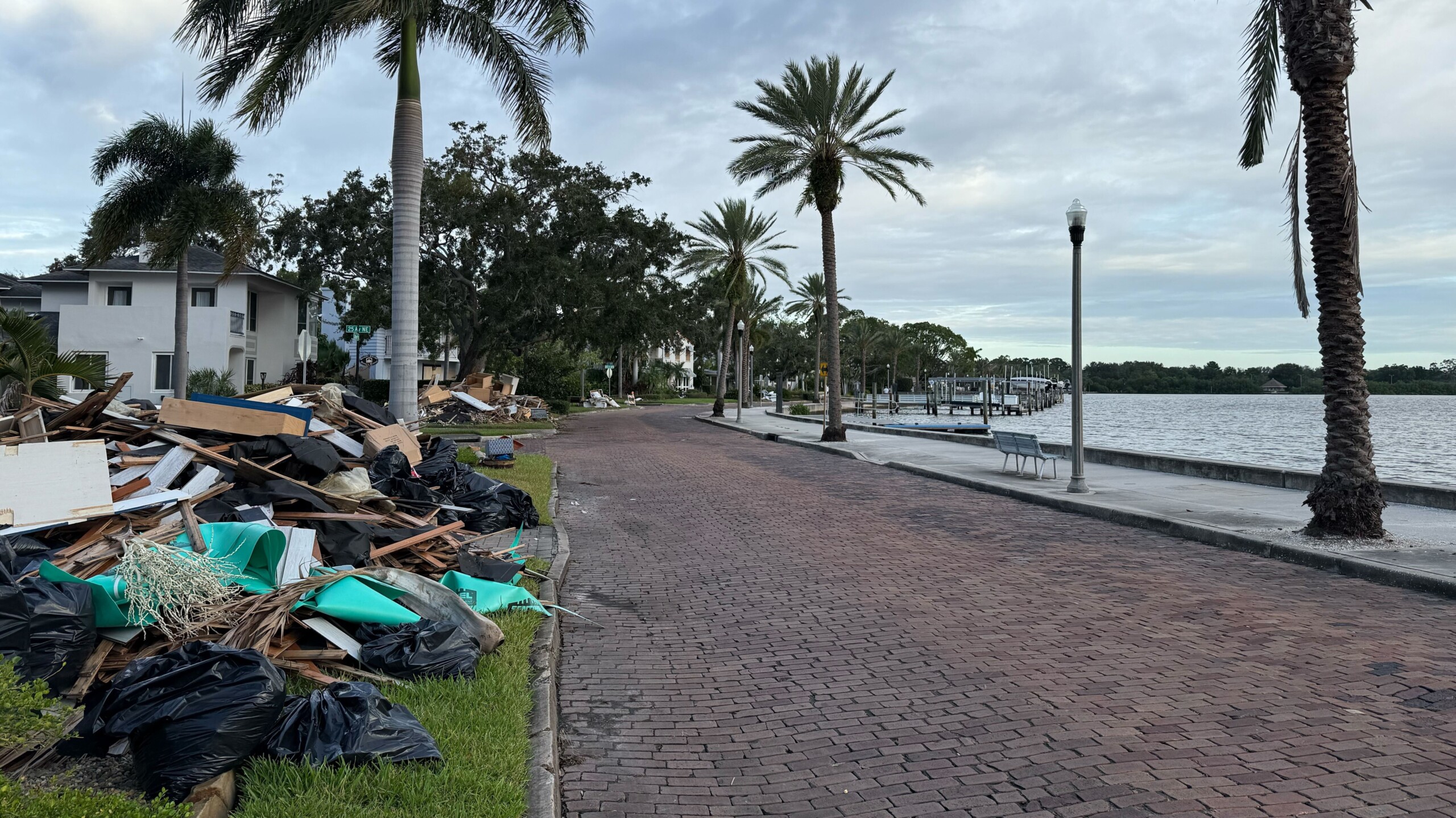 hurricane debris