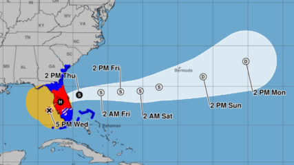 Featured image for “Hurricane Milton bears down on Florida, but risks ease in Jacksonville”