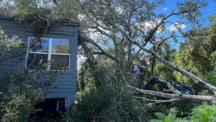 Featured image for “St. Augustine comes to the aid of family rocked by hurricane”