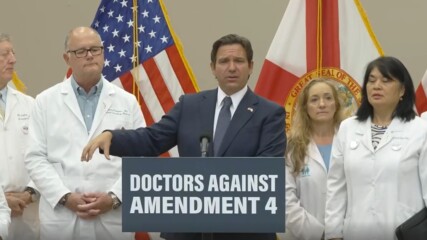 Featured image for “DeSantis assails Amendment 4 at Jacksonville church”