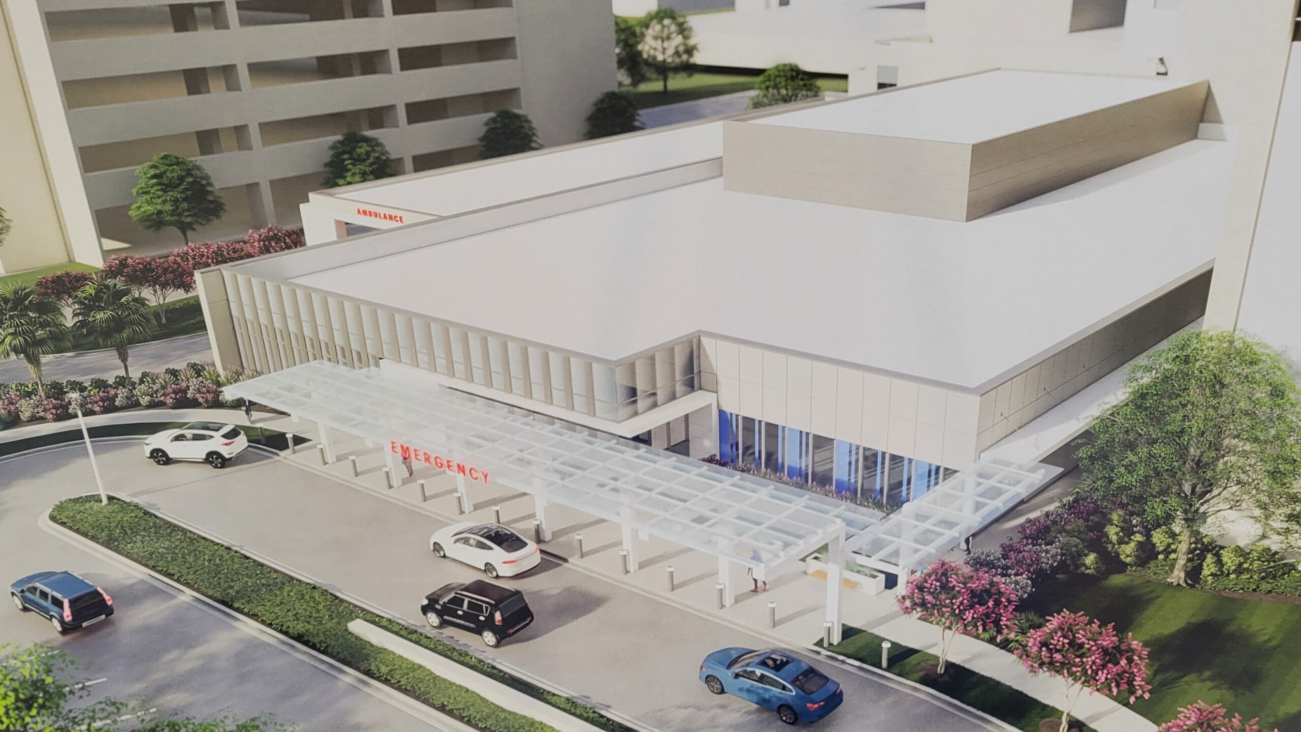 Rendering of UF Health trauma center