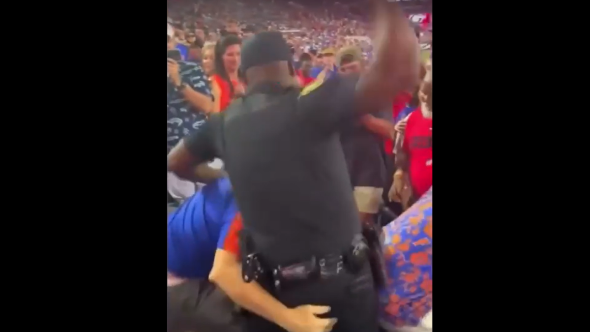 Violence at football game