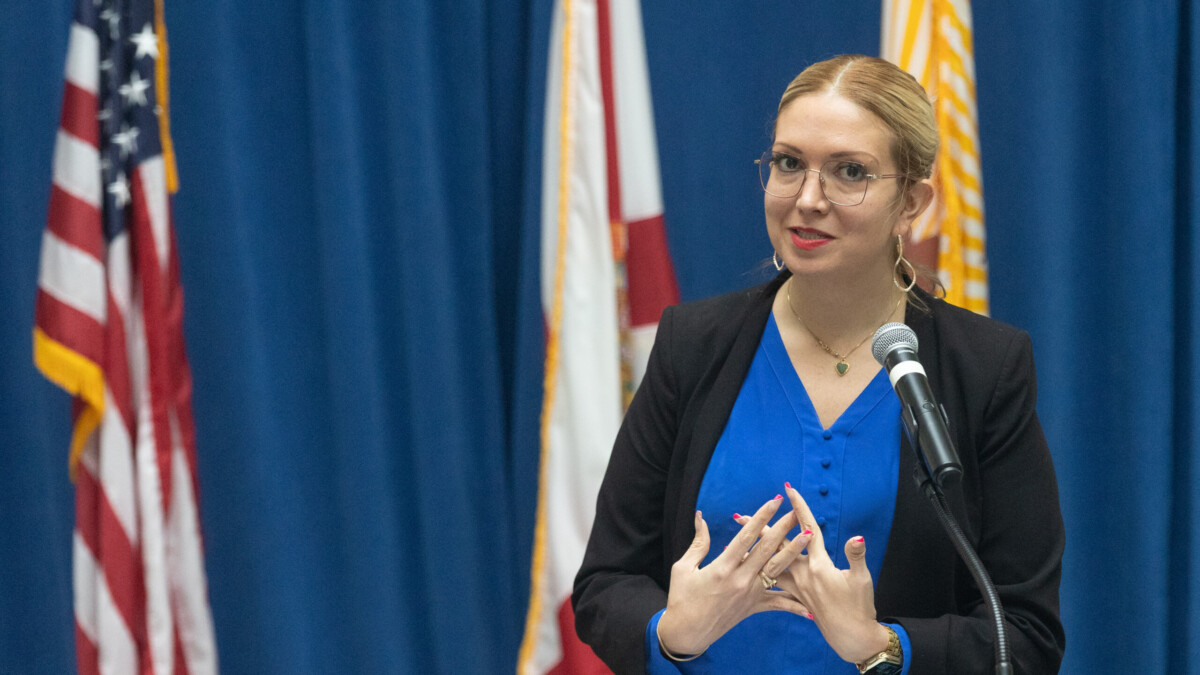 Monica Hernandez of the First Coast Hispanic Chamber of Commerce.