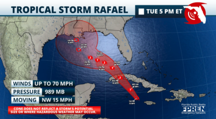 Featured image for “Rafael strengthens quickly; here’s what Florida can expect”