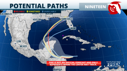 Featured image for “Tropical Storm Sara forms; effects on Florida uncertain”