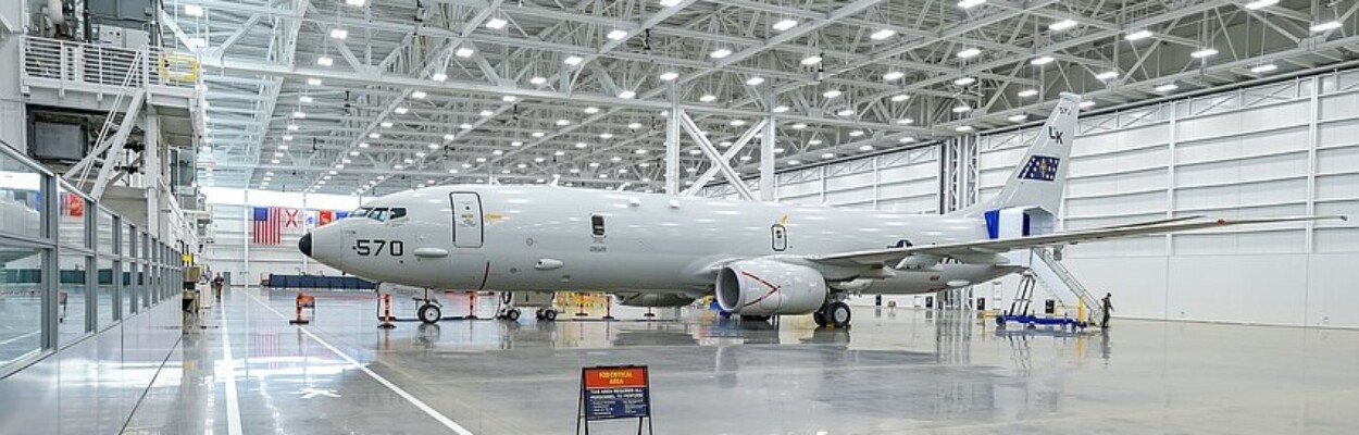 Boeing repair and overhaul facility.