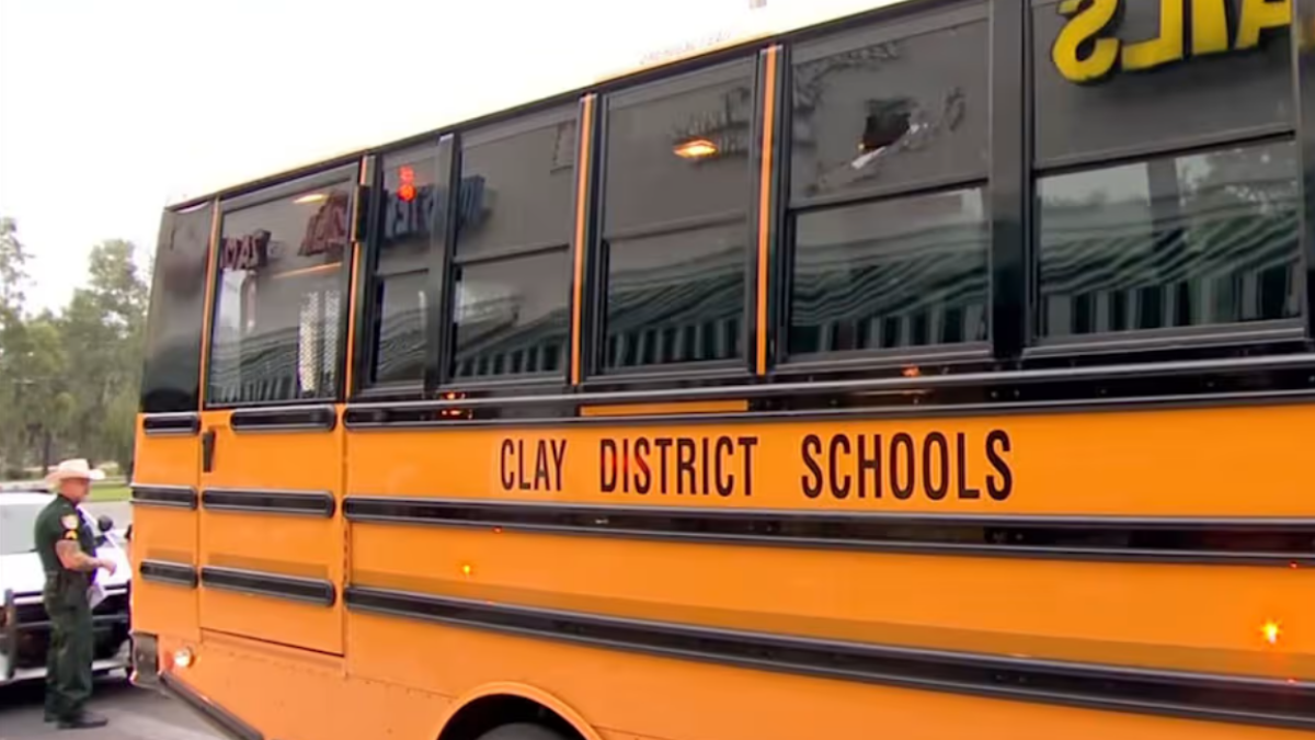 Clay County school bus