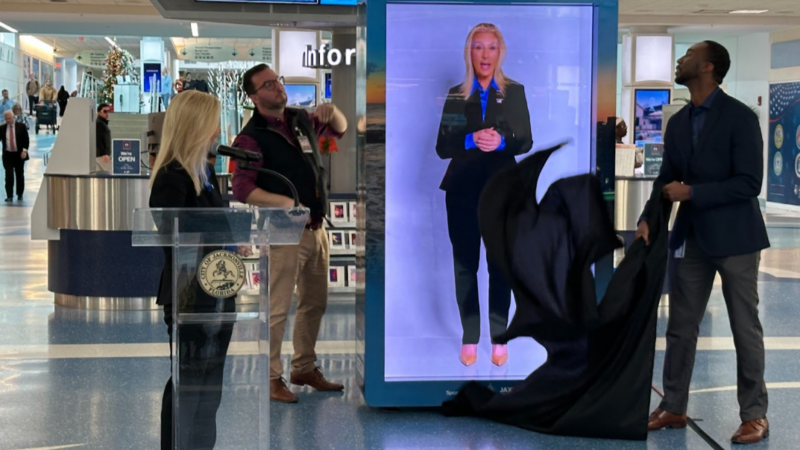 Featured image for “A hologram-like mayor welcomes Jax visitors”