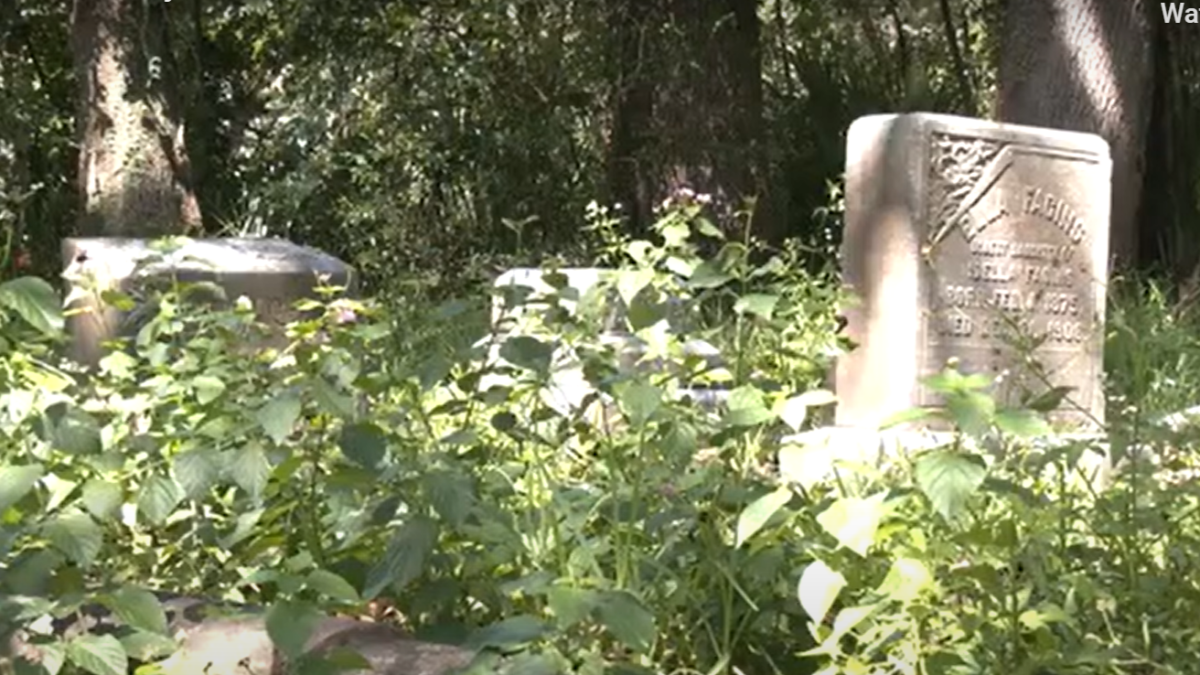 Graves at Mount Herman Cemetery in Jacksonville.