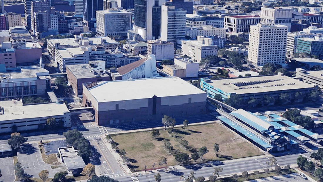 Aerial view of NoCo Center