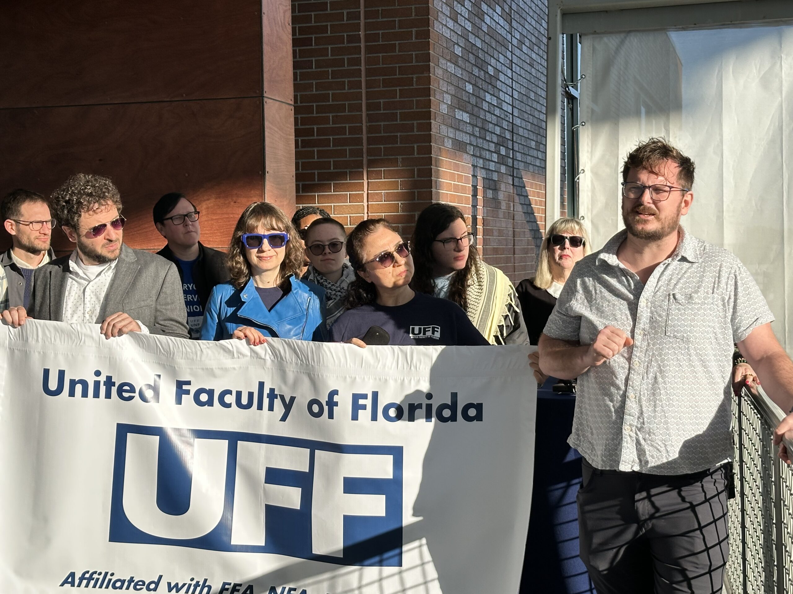 Featured image for “UNF faculty protest as Florida limits what qualify as ‘core classes’”