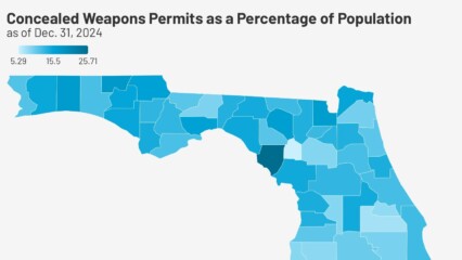 Featured image for “NUMBER OF THE WEEK | Concealed weapon permits”