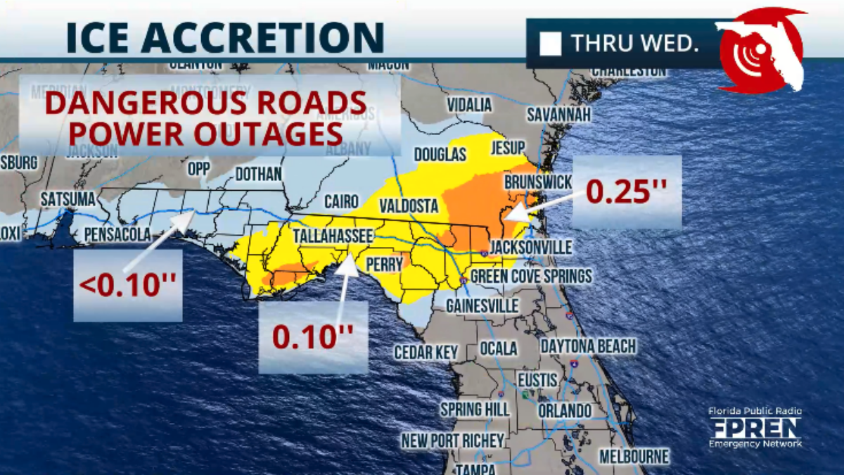 Winter storm map