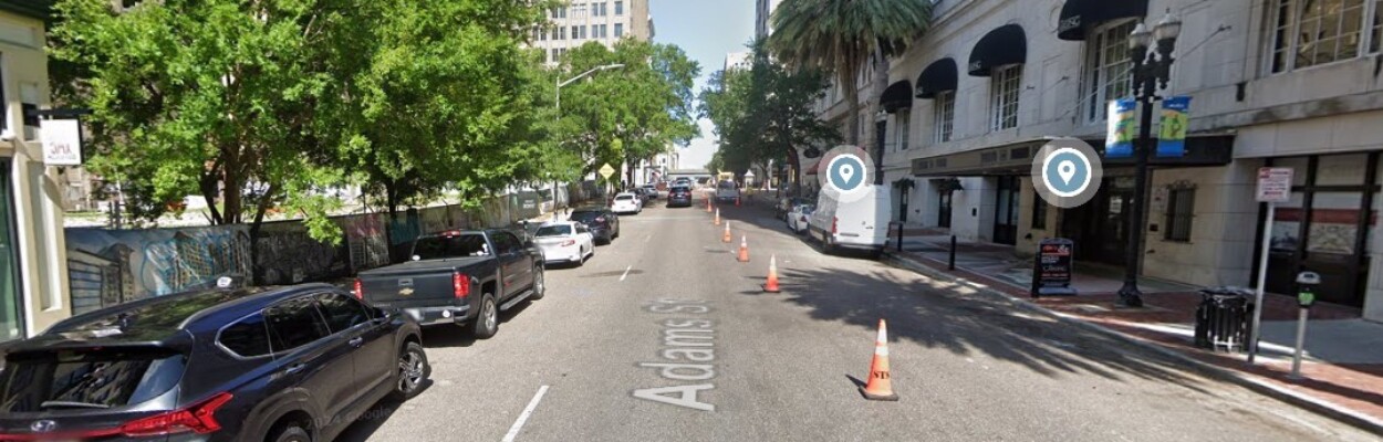 Adams Street, which will become a two-way street