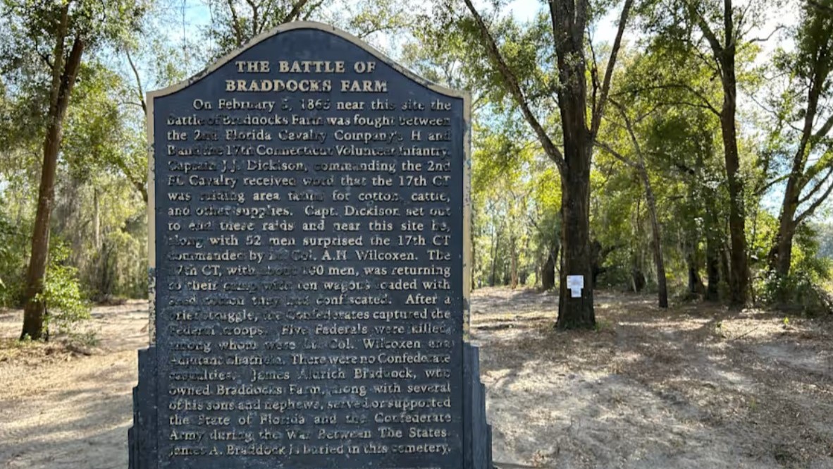 Cemetery plaque