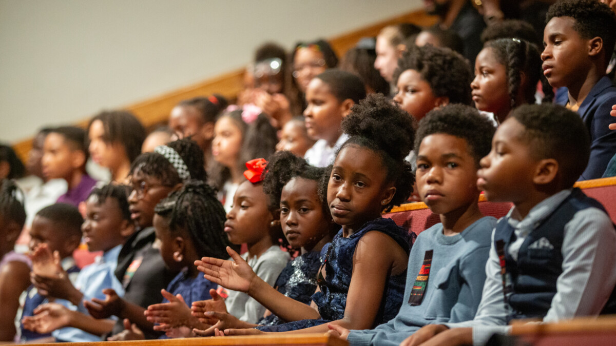 A performance of Lift Every Voice and Sing.